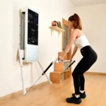 Wall-Mounted Smart Home Gym - Multifunctional Dynamic Resistance Strength Training Machine - Image 2