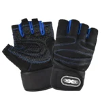 Half Finger Workout Gloves with Wrist Wrap - Weight Lifting Training Gloves for Gym & Cycling - Image 9