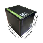 3 in 1 Foam Plyometric Jump Box - Soft Jumping Box for Strength & Balance Training Home Gym - Image 5