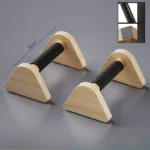 Wooden Push-Up Bar Stands 2Pcs - Parallel Rod Gym Rack for Handstand & Bodybuilding Training - Image 6