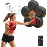 Wall Mounted Smart Music Boxing Trainer LED Screen - Home Gym Boxing Machine for Indoor Fitness Training