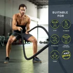 Men's Waist Trainer Trimmer Sweat Belt Band - Sauna Abs Shaper Slimming Workout Girdle for Lower Belly Fat - Image 5