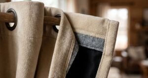 cream beige blackout australian cashmere wool velvet insulation curtain custom curtains for living dining room bedroom review