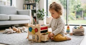 in 1 montessori educational toys sensory busy board baby practice skills drawer cube fidget educational toys for girl boy review