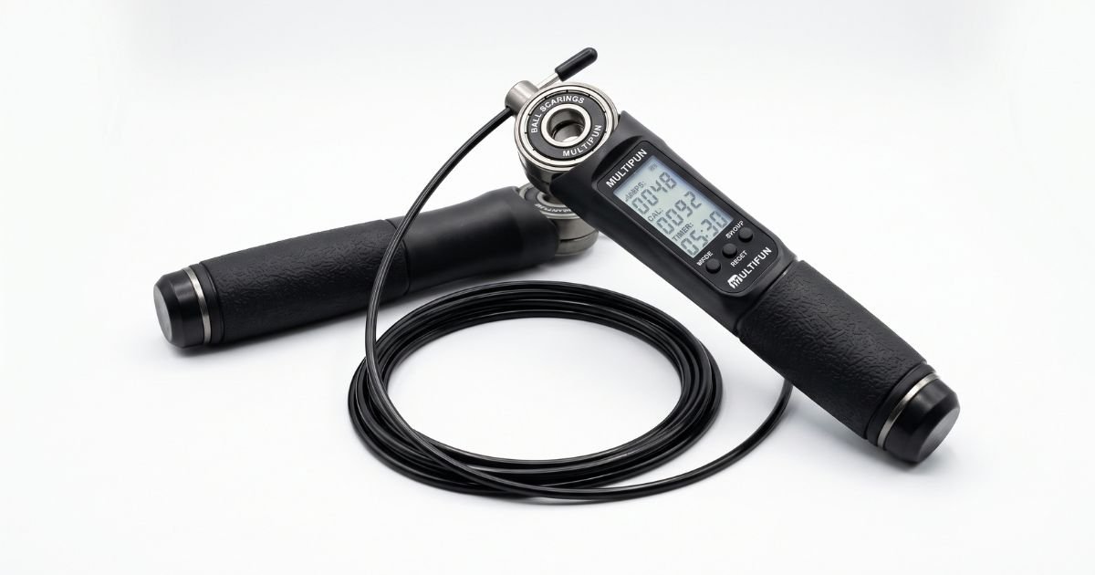 in 1 multifun skipping rope with digital counter speed professional ball bearings and non slip handles jumps and calorie count review