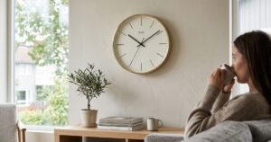 inch simple fashion wall clock light luxury quiet no ticking sound decorative clock suitable for study living room review