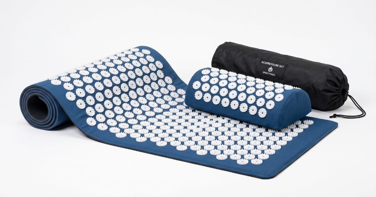 non slip massager cushion acupressure massage yoga mat sets spike fitness pilates relieve stress back pain applicator kuznetsov review