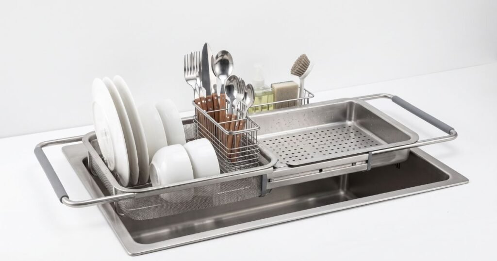 stainless steel kitchen sink drain rack sink dish rack dish rack foldable telescopic drain basket review