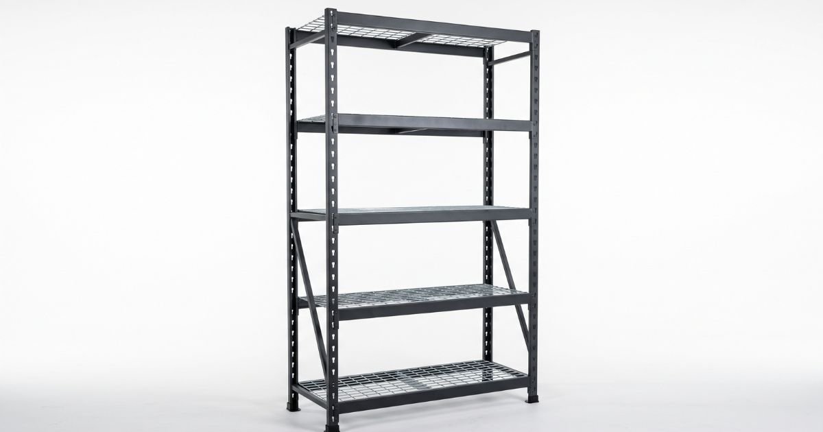 tier heavy duty metal storage shelving unit 875kg rack review